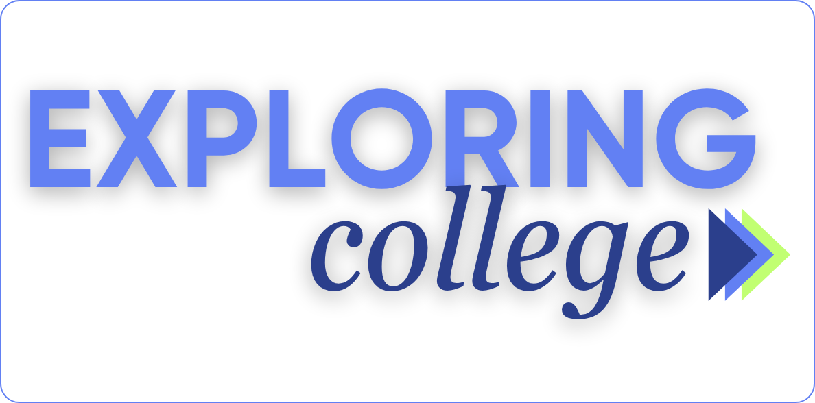 exploring college graphic